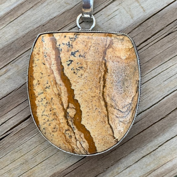 Picture Jasper Pendant 2”, - Picture 2 of 4